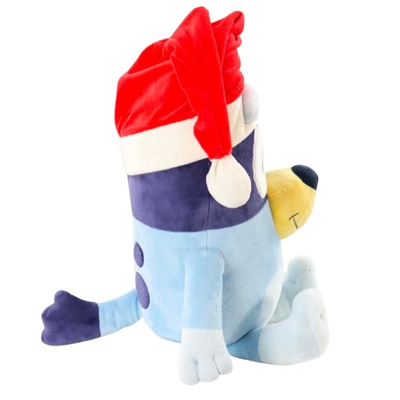 Animal Adventure Bluey with Santa Hat 20" Plush NWT - Picture 2 of 15
